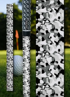 gray camo golf club shaft