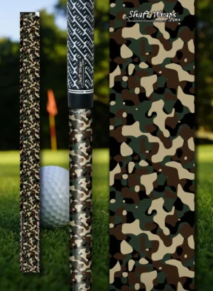 multi camo golf club shaft