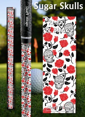 Sugar Skulls - Red & Black
