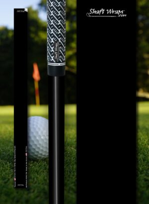 solid black golf club shaft
